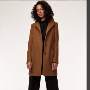 Wilfred Aritzia Cocoon Coat Small | Cigar